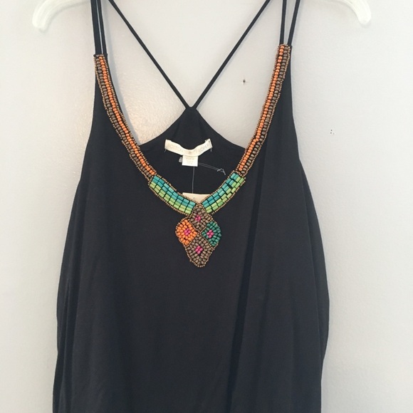 Wood Bead Thin Strap Blouson - Picture 3 of 6